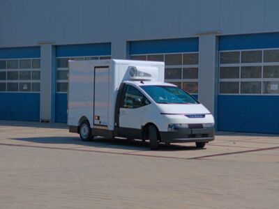 Vollelektrischer Kühltransporter