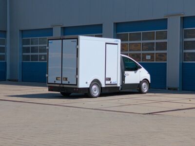 Vollelektrischer Kühltransporter mit Tiefkühlaufbau CoolerBox3.0
