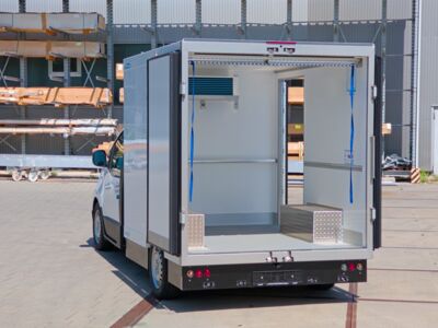Vollelektrischer Kühltransporter für den Verteilerverkehr
