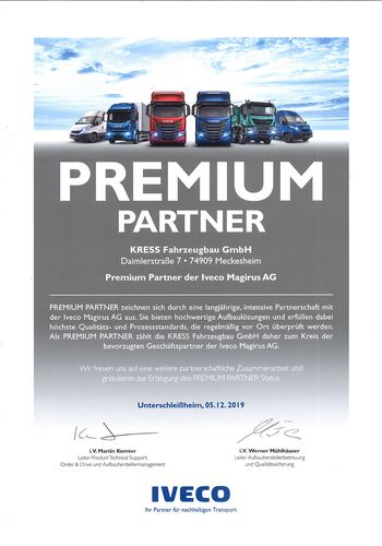 IVECO Premium Partner 2019