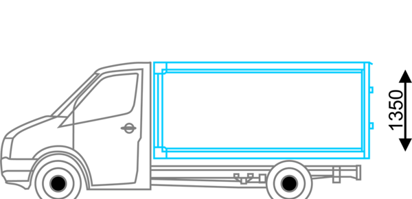 Standardgrössen Kühlaufbauten