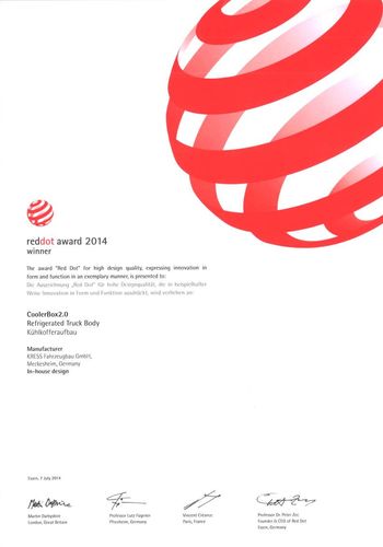 Red Dot Award 2014