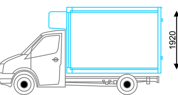 Standardgrössen Kühlaufbauten