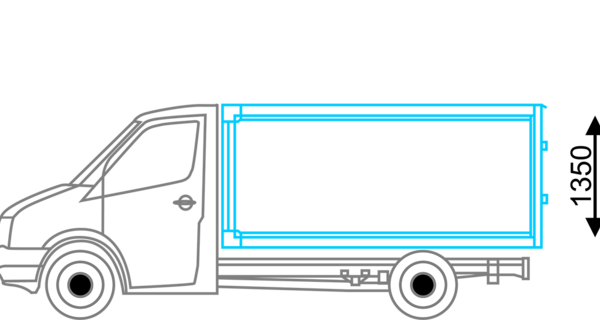 Standardgrössen Kühlaufbauten
