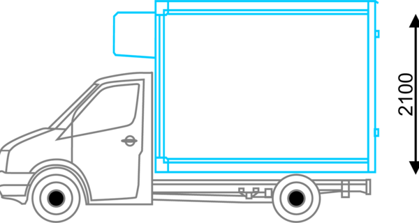 Standardgrössen Kühlaufbauten