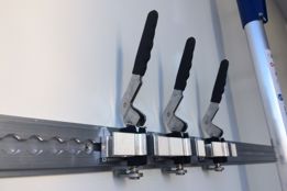 Ladungssicherung von Rollcontainern mit JF-System