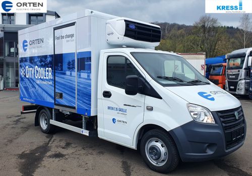 CoolerBox2.0 mounted on Gazelle from Orten Electric Trucks