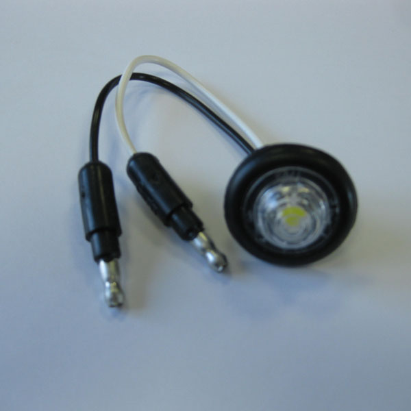 Umriß-Leuchte, 12/24V Micro Nova Weiß - 00.41B2.12E
